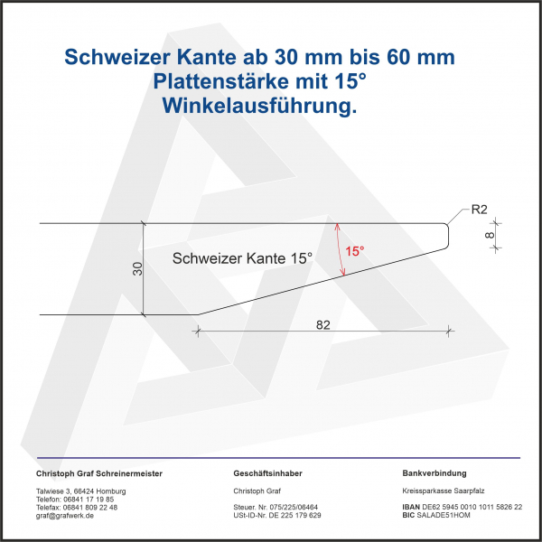Kiefer Amerikanisch Massivholzplatte 40 mm